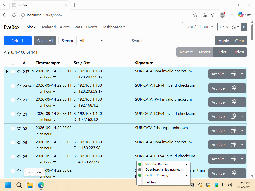 More information about "WinIDS v4.0 WinSuricata Add-On — EveBox & SQLite Edition"